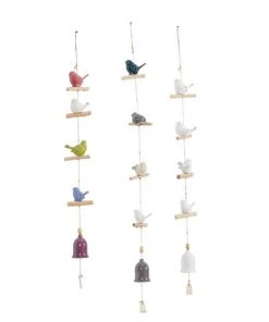 Grayson Lane Coastal 46-in Multicoloured Metal Birds Wind Chime - Set of 3 -GRAYSON LANE shop 330941226 AlternateImage5 l
