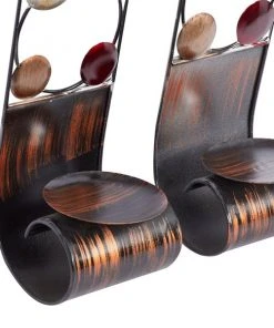 Grayson Lane Traditional 2 Candle Brown Metal Sconce Candle Holder - Set of 2 -GRAYSON LANE shop 330941229 AlternateImage4 l