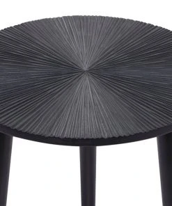 Grayson Lane Black Wood Round End Table -GRAYSON LANE shop 330941234 AlternateImage4 l
