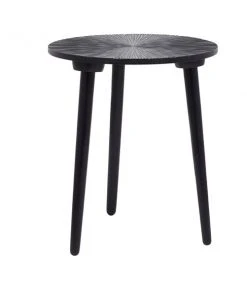 Grayson Lane Black Wood Round End Table -GRAYSON LANE shop 330941234 AlternateImage6 l