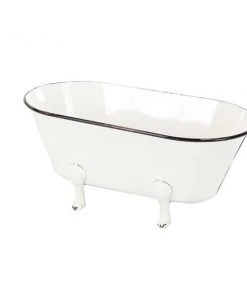 Grayson Lane 20-in W x 9-in H White Metal Planter -GRAYSON LANE shop 330941242 AlternateImage5 l