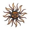 Grayson Lane 37-in H x 37-in W Rustic Metal Sun Wall Accent