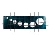 Grayson Lane 40.13-in H x 17-in W Contemporary Metal Wall Accent