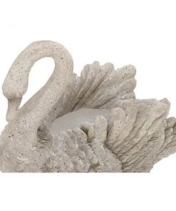 Grayson Lane 15-in x 18-in Grey Polystone Eclectic Swan Garden Sculpture -GRAYSON LANE shop 330941254 AlternateImage3 l