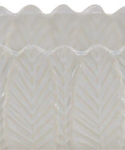 Grayson Lane 16-in W x 6-in H White Stone Low Bowl Planter - 3-Pack -GRAYSON LANE shop 330941256 AlternateImage3 l