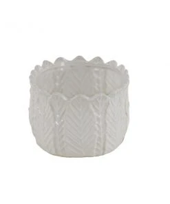 Grayson Lane 16-in W x 6-in H White Stone Low Bowl Planter - 3-Pack -GRAYSON LANE shop 330941256 AlternateImage6 l