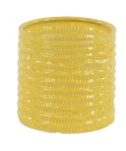 Grayson Lane 9-in W x 9-in H Yellow Clay Planter - 3-Pack -GRAYSON LANE shop 330941259 AlternateImage5 l