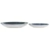 Grayson Lane 22-in W x 3-in H Green Porcelain Low Bowl Planter - 2-Pack