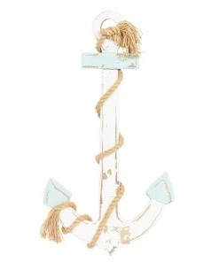 Grayson Lane 28-in H x 15-in W Coastal Wood Anchor Wall Accent