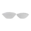 Grayson Lane 18-in W x 7-in H White Porcelain Planter - 2-Pack