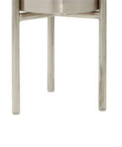 Grayson Lane 10-in W x 18-in H Silver Metal Planter - 3-Pack -GRAYSON LANE shop 330941273 AlternateImage4 l