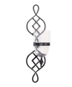 Grayson Lane 1 Candle Black Metal Sconce Candle Holder 9 Grayson Lane 1 Candle Black Metal Sconce Candle Holder -GRAYSON LANE shop 330941297 AlternateImage5 l