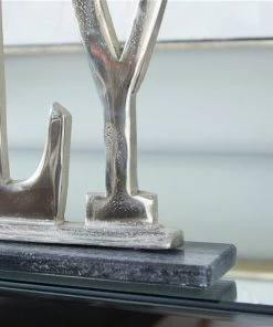 Grayson Lane Glam Silver Marble/Aluminum Family Decorative Sign -GRAYSON LANE shop 330941299 AlternateImage5 l