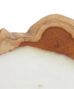 Grayson Lane 4-in x 16-in 1-Wick Teak Jar Natural Candle -GRAYSON LANE shop 330941303 AlternateImage3 l