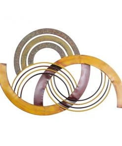 Grayson Lane 25-in H x 38-in W Abstract Metal Wall Accent