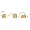 Grayson Lane 12.85-in W x 9.3-in H Gold Metal Planter - 3-Pack