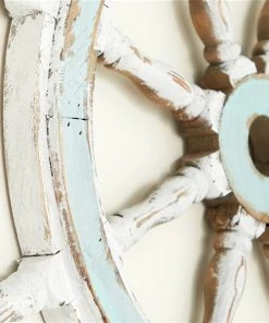 Grayson Lane 24-in H x 24-in W Coastal Wood Ship Wheel Wall Accent 7 Grayson Lane 24-in H x 24-in W Coastal Wood Ship Wheel Wall Accent -GRAYSON LANE shop 330941308 AlternateImage5 l