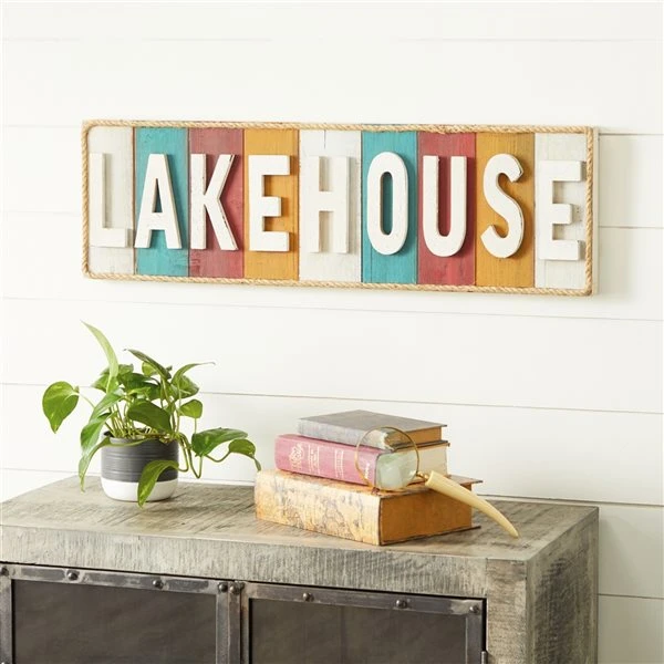 Grayson Lane 11-in H x 36-in W Coastal Wood Sign Wall Accent 2 Grayson Lane 11-in H x 36-in W Coastal Wood Sign Wall Accent - Image 2