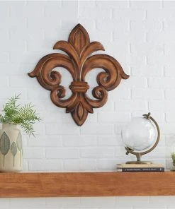 Grayson Lane 24-in H x 24-in W Ornamental Brown Wood Wall Accent -GRAYSON LANE shop 330941317 AlternateImage3 l