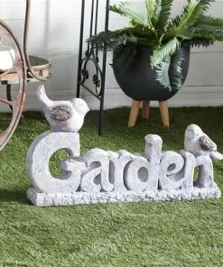 Grayson Lane 15-in x 26-in White Polystone Country Garden Sculpture -GRAYSON LANE shop 330941324 AlternateImage2 l