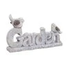 Grayson Lane 15-in x 26-in White Polystone Country Garden Sculpture