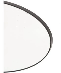 Grayson Lane 31-in L x 18-in W Oval Black Framed Wall Mirror -GRAYSON LANE shop 330941335 AlternateImage3 l