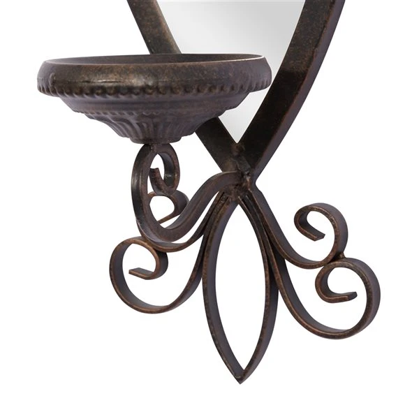 Grayson Lane 1 Candle Metal Sconce Candle Holder 5 Grayson Lane 1 Candle Metal Sconce Candle Holder - Image 5