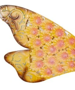 Grayson Lane 22-in x 25-in Yellow Metal Farmhouse Butterfly Garden Sculptures - Set of 2 -GRAYSON LANE shop 330941346 AlternateImage3 l