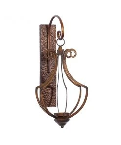 Grayson Lane Rustic 1 Candle Brown Metal Sconce Candle Holder -GRAYSON LANE shop 330941347 AlternateImage5 l
