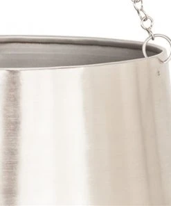 Grayson Lane 12-in W x 7-in H Silver Metal Hanging Wall Planter - 2-Pack 6 Grayson Lane 12-in W x 7-in H Silver Metal Hanging Wall Planter - 2-Pack -GRAYSON LANE shop 330941352 AlternateImage3 l