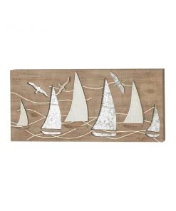 Grayson Lane 15-in H x 32-in W Sailboat Wood Wall Accent 4 Grayson Lane 15-in H x 32-in W Sailboat Wood Wall Accent -GRAYSON LANE shop 330941358 AlternateImage7 l