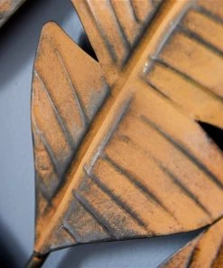 Grayson Lane 35-in H x 34-in W Rustic Metal Leaves Wall Accent -GRAYSON LANE shop 330941361 AlternateImage4 l