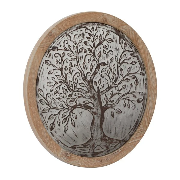 Grayson Lane 23.6-in H x 23.55-in W Wood Tree Wall Accent 5 Grayson Lane 23.6-in H x 23.55-in W Wood Tree Wall Accent - Image 5
