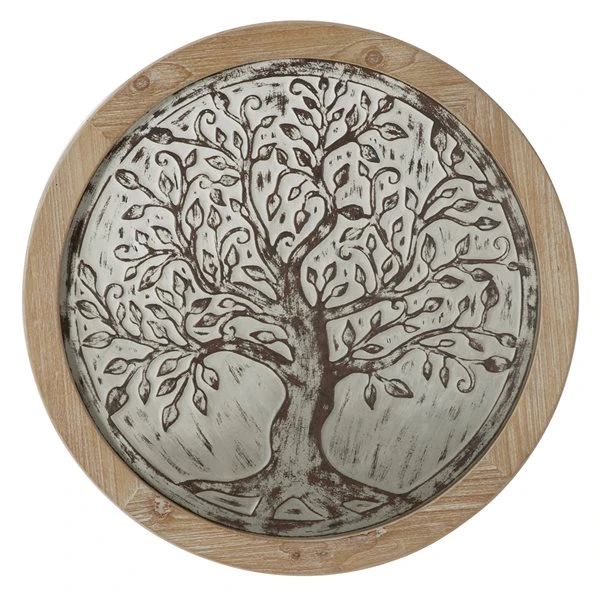Grayson Lane 23.6-in H x 23.55-in W Wood Tree Wall Accent 1 Grayson Lane 23.6-in H x 23.55-in W Wood Tree Wall Accent