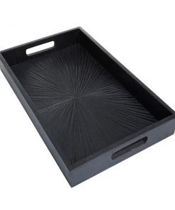 Grayson Lane Black Rectangle Serving Trays - Set of 3 -GRAYSON LANE shop 330941364 AlternateImage4 l