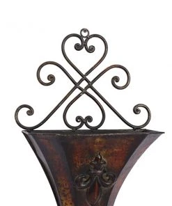 Grayson Lane 11-in W x 18-in H Brown Metal Hanging Wall Planter - 2-Pack -GRAYSON LANE shop 330941367 AlternateImage4 l