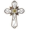 Grayson Lane 31-in H x 23-in W Traditional Metal Cross Wall Accent