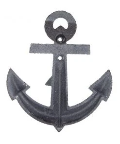 Grayson Lane Coastal Orange/Blue/Black/White Iron Decorative Anchor Screw Wall Hooks - Set of 4 -GRAYSON LANE shop 330941377 AlternateImage7 l