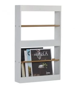 Grayson Lane 16.30-in L x 26.10-in H Wood Shelf