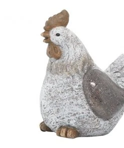 Grayson Lane 16-in x 15-in Grey Polystone Country Hen Garden Sculpture -GRAYSON LANE shop 330941416 AlternateImage3 l