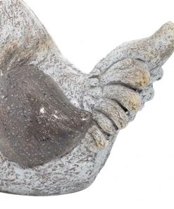 Grayson Lane 16-in x 15-in Grey Polystone Country Hen Garden Sculpture -GRAYSON LANE shop 330941416 AlternateImage4 l