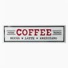 Grayson Lane 8.95-in H x 33.55-in W Coffee Metal Wall Accent