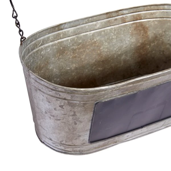 330941429_AlternateImage3_l.jpg Grayson Lane 24-in W x 11-in H Grey Metal Window Box -GRAYSON LANE shop 330941429 AlternateImage3 l
