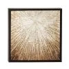 Grayson Lane Black Wood Framed 24-in H x 24-in W Abstract Wood 3D Art