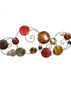 Grayson Lane 17-in H x 41-in W Ornamental Metal Wall Accent