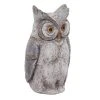 Grayson Lane 17-in x 9-in Grey Polystone Country Owl Garden Sculpture