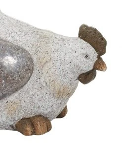 Grayson Lane 13-in x 16-in White Polystone Country Hen Garden Sculpture -GRAYSON LANE shop 330941474 AlternateImage3 l