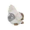 Grayson Lane 13-in x 16-in White Polystone Country Hen Garden Sculpture