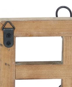 Grayson Lane Brown/White Wood Decorative Screw Wall Hooks - Set of 1 -GRAYSON LANE shop 330941479 AlternateImage7 l