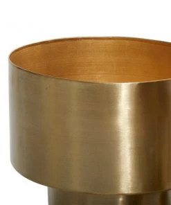 Grayson Lane 12.1-in W x 10.3-in H Gold Metal Planter - 3-Pack 8 Grayson Lane 12.1-in W x 10.3-in H Gold Metal Planter - 3-Pack -GRAYSON LANE shop 330941508 AlternateImage4 l